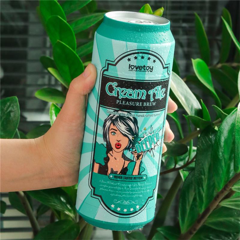 LOVETOY - LATA MASTURBADORA BOCA CREAM ALE
