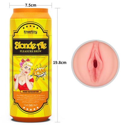 LOVETOY - LATA MASTURBADORA VAGINA BLOND ALE
