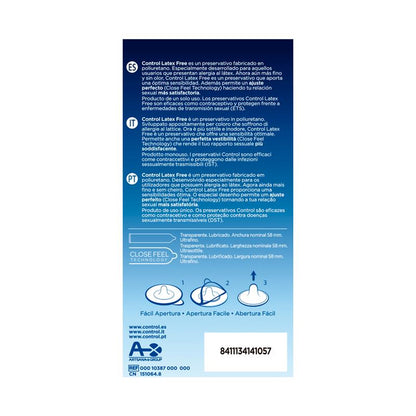 CONTROL - LATEX FREE - SIN LÁTEX 5 UDS