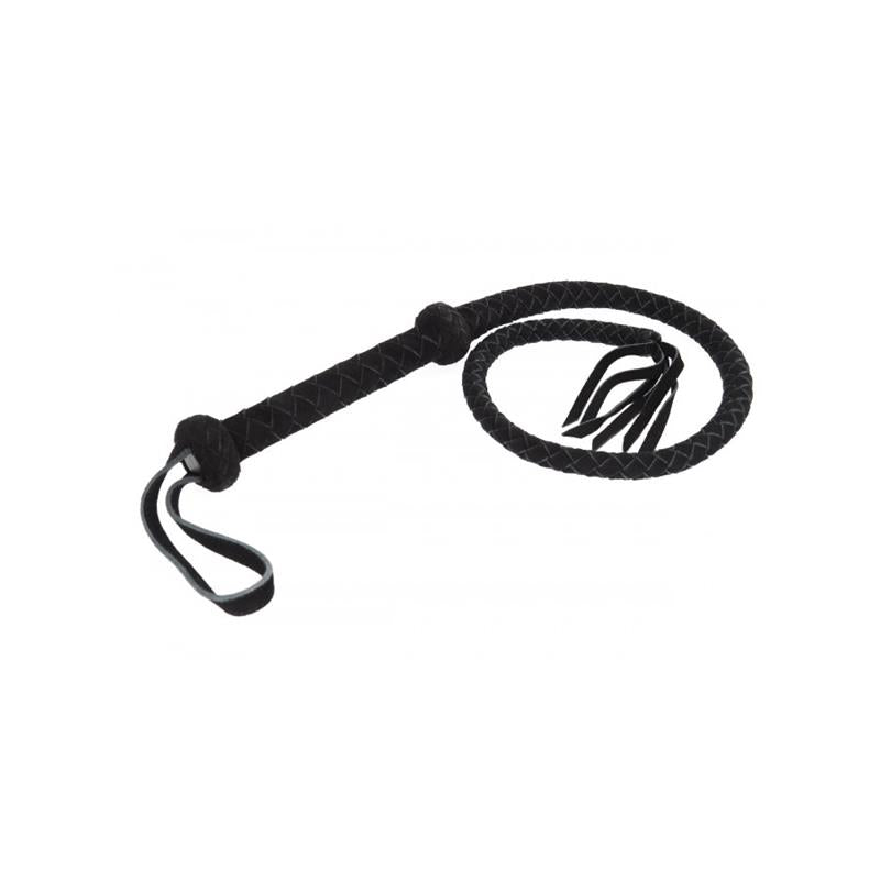 BONDAGE PLAY - LÁTIGO ÁRABE DE CUERO  NEGRO  100CM