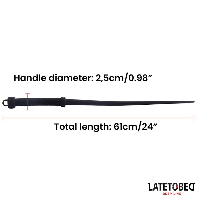 LATETOBED BDSM LINE - LÁTIGO DE SILICONA 61 CM