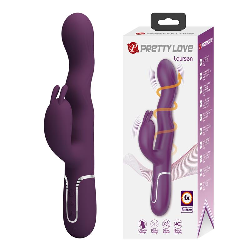 PRETTYLOVE - LAURSEN VIBRADOR CON MOVIMIENTO ONDULANTE