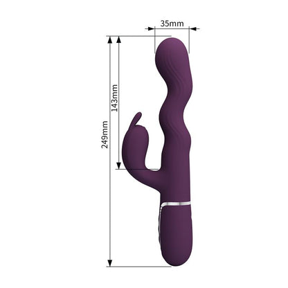 PRETTYLOVE - LAURSEN VIBRADOR CON MOVIMIENTO ONDULANTE