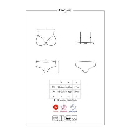 OBSESSIVE - LEATHERIA SET DE 2 PIEZAS