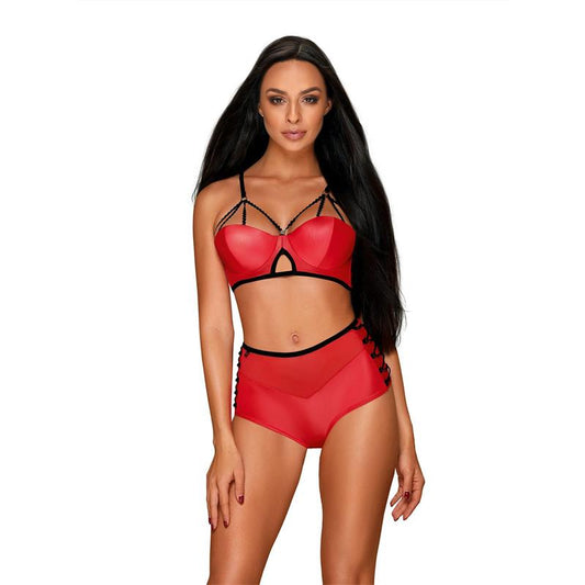 OBSESSIVE - LEATHERIA SET DE 2 PIEZAS S/M