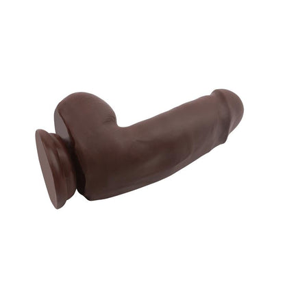 CHISA - LECHER DILDO DUAL DENSITY MARRÓN 18CM