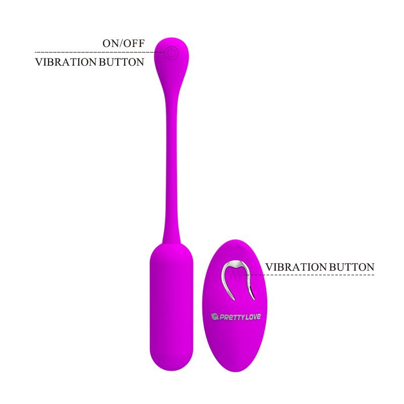 PRETTYLOVE - LECHIES HUEVO VIBRADOR CON CONTROL REMOTO USB