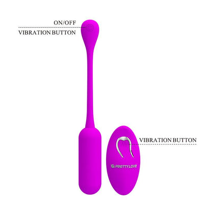 PRETTYLOVE - LECHIES HUEVO VIBRADOR CON CONTROL REMOTO USB