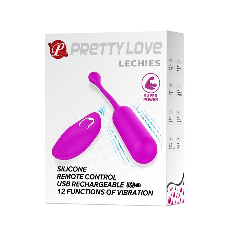 PRETTYLOVE - LECHIES HUEVO VIBRADOR CON CONTROL REMOTO USB