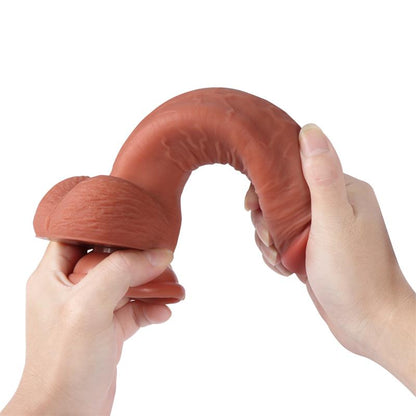 XISE - LEO DILDO DOUBLE HARDNESS SILICONA DUALLAYER 9.44