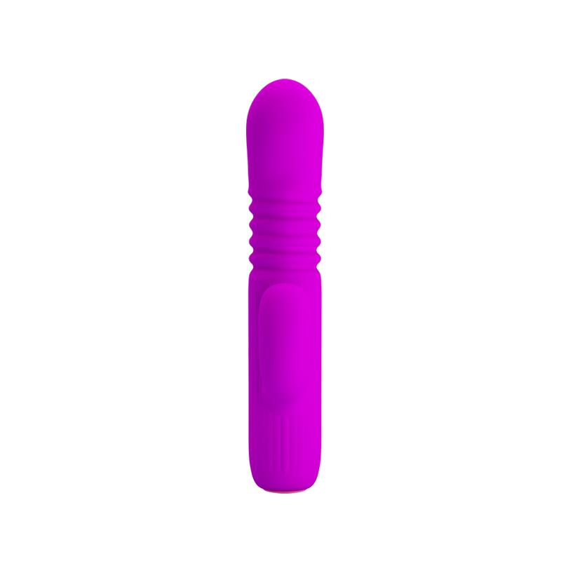 PRETTYLOVE - LEOPOLD VIBRADOR CON FUNCIÓN DE MOVIMIENTO USB SILICONA