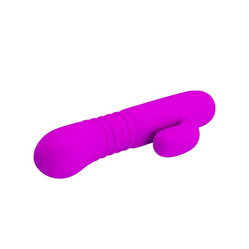 PRETTYLOVE - LEOPOLD VIBRADOR CON FUNCIÓN DE MOVIMIENTO USB SILICONA