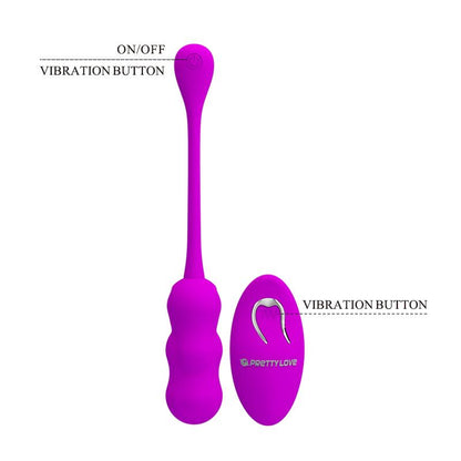 PRETTYLOVE - LESHY HUEVO VIBRADOR CON CONTROL REMOTO USB