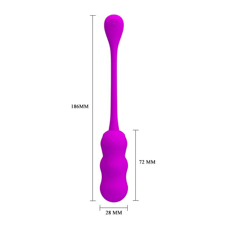 PRETTYLOVE - LESHY HUEVO VIBRADOR CON CONTROL REMOTO USB