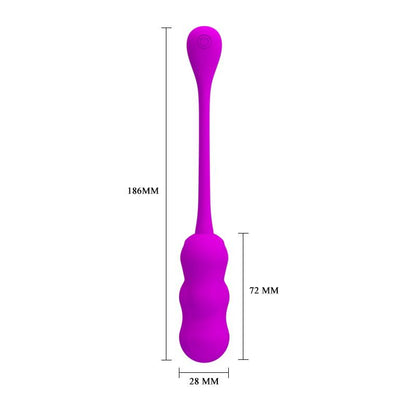 PRETTYLOVE - LESHY HUEVO VIBRADOR CON CONTROL REMOTO USB