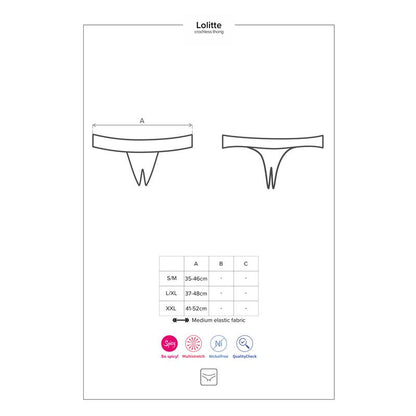 OBSESSIVE - LETICA TANGA ABIERTO