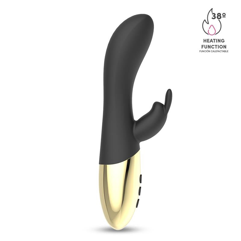 Leums Vibrador Rabbit con Función de Calor Punto G USB Magnético