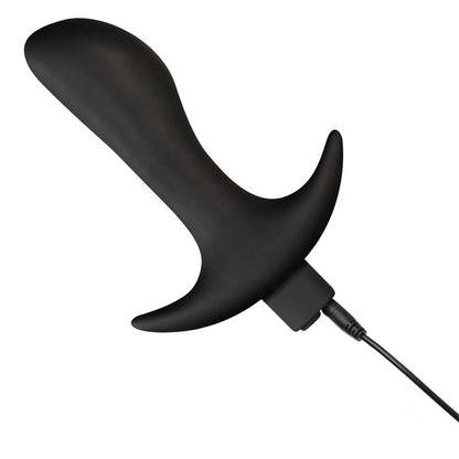 TARDENOCHE - LEVER PLUG ANAL CON VIBRACIÓN USB SILICONA