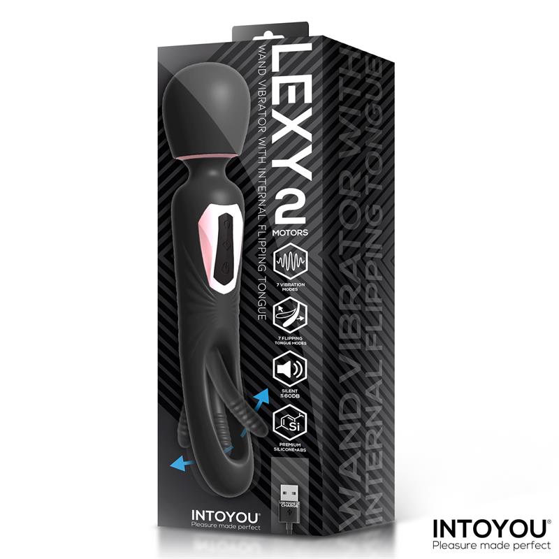 INTOYOU - LEXY MASAJEADOR CON LENGUA INTERNA Y FLIPPING