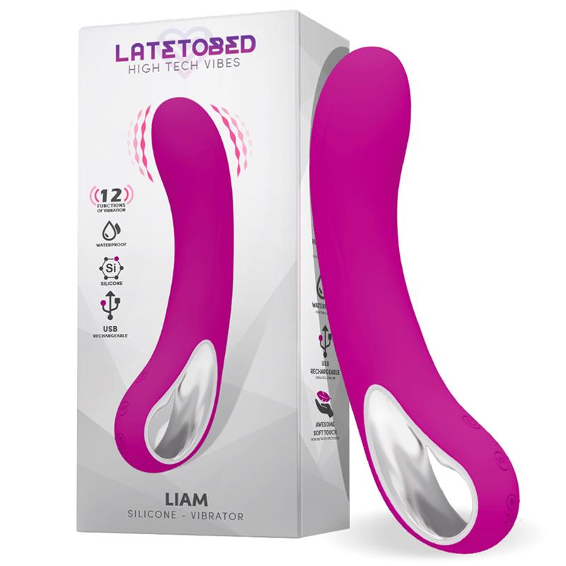 LATETOBED - LIAM VIBRADOR USB SILICONA