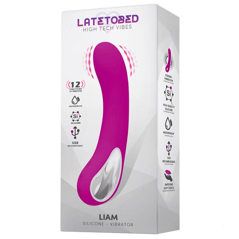 LATETOBED - LIAM VIBRADOR USB SILICONA