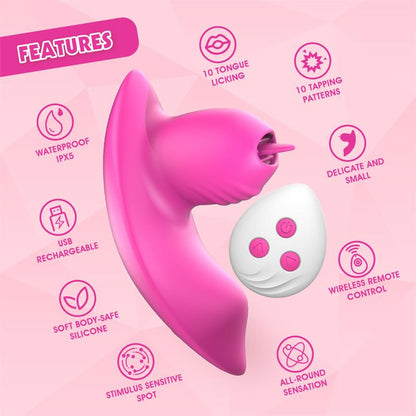 CHISA - LICKER ESTIMULADOR DE BRAGUITA CON LENGUA