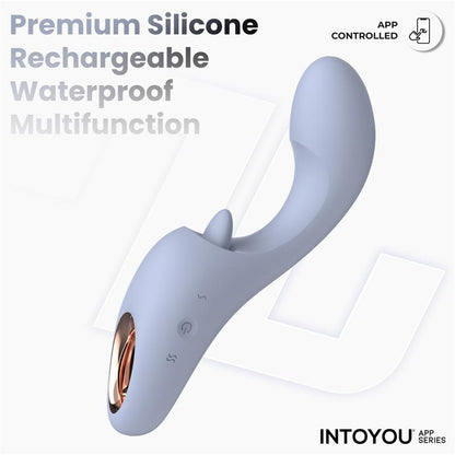 INTOYOU APP SERIES - LICKY VIBRADOR CON LENGUA LICKING CON APP