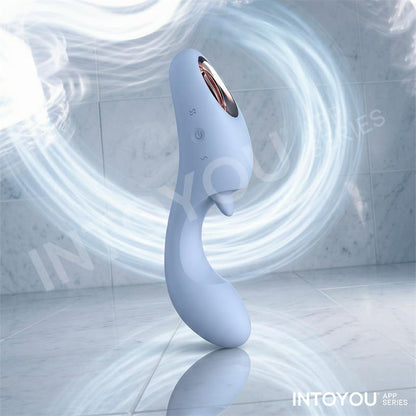 INTOYOU APP SERIES - LICKY VIBRADOR CON LENGUA LICKING CON APP