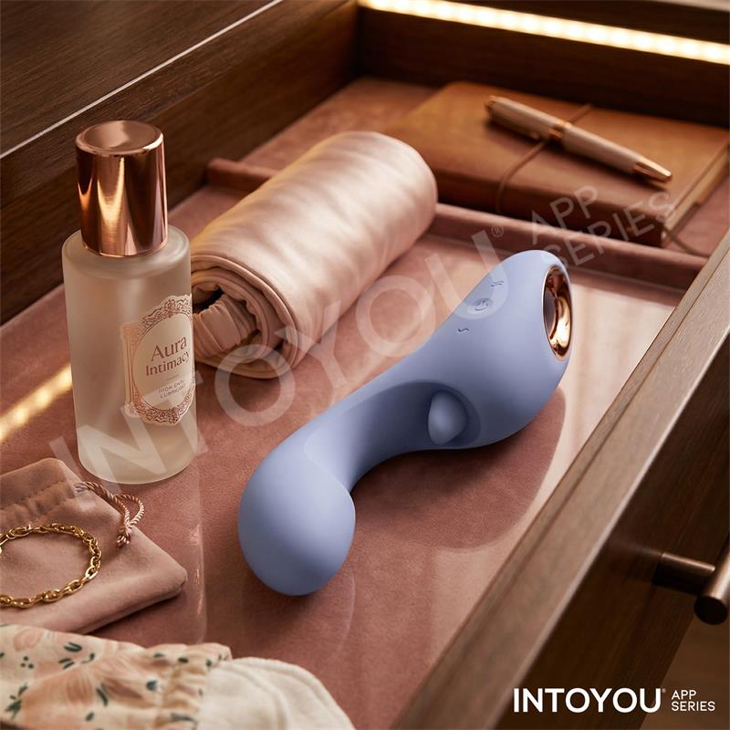 INTOYOU APP SERIES - LICKY VIBRADOR CON LENGUA LICKING CON APP