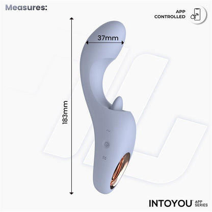 INTOYOU APP SERIES - LICKY VIBRADOR CON LENGUA LICKING CON APP