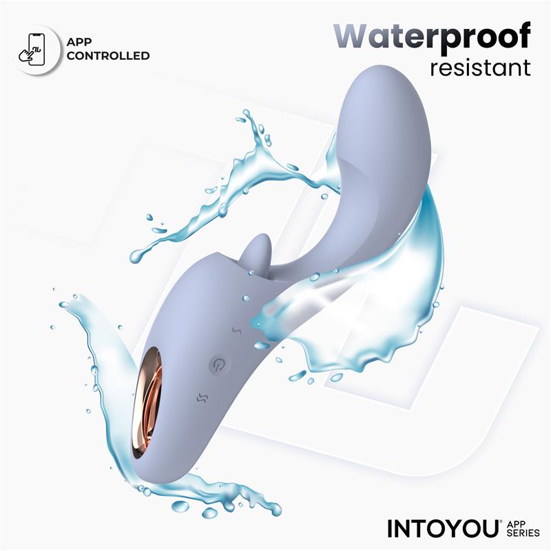 INTOYOU APP SERIES - LICKY VIBRADOR CON LENGUA LICKING CON APP