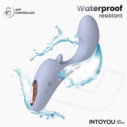INTOYOU APP SERIES - LICKY VIBRADOR CON LENGUA LICKING CON APP