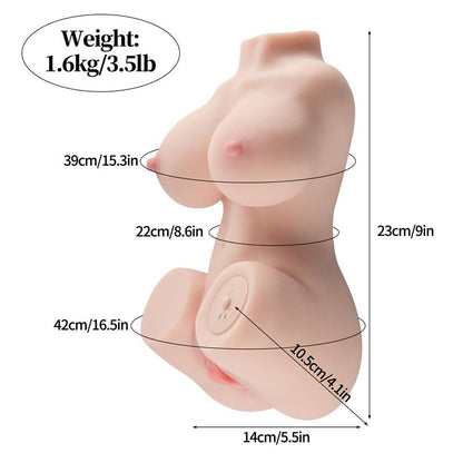 XISE - LILINET MINI TORSO CON VIBRACIÓN 1.6 KG