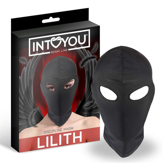 INTOYOU BDSM LINE - LILITH MÁSCARA DE INCÓGNITO CON ABERTURA EN LOS OJOS NEGRO
