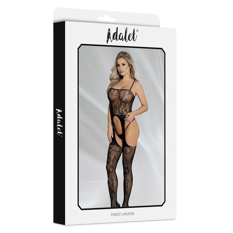 ADALET LINGERIE - LILLY BODYSTOCKING CON LIGUERO ABIERTO