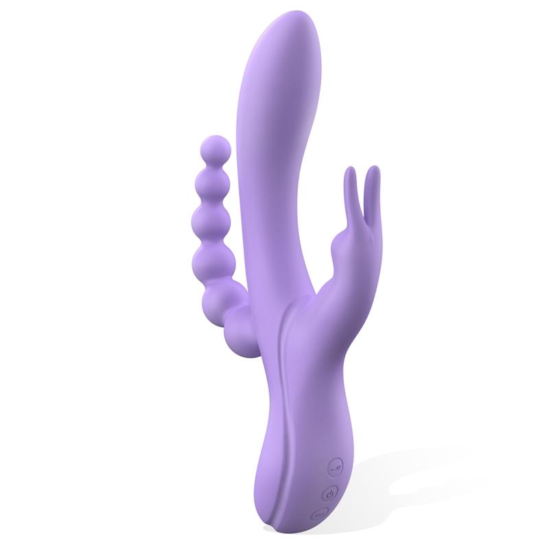 ENGILY ROSS - LINDSAY VIBRADOR CON CADENA ANAL SILICONA LÍQUIDA UNIBODY FLEXIBLE 2 MOTORES