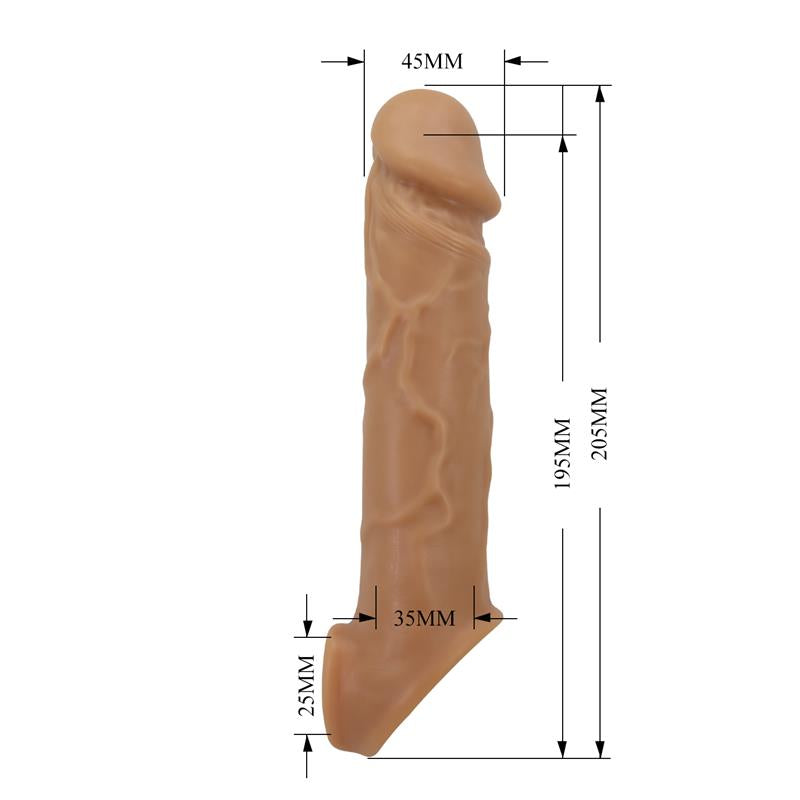 PRETTYLOVE - LIONEL FUNDA PARA EL PENE SILICONA LÍQUIDA
