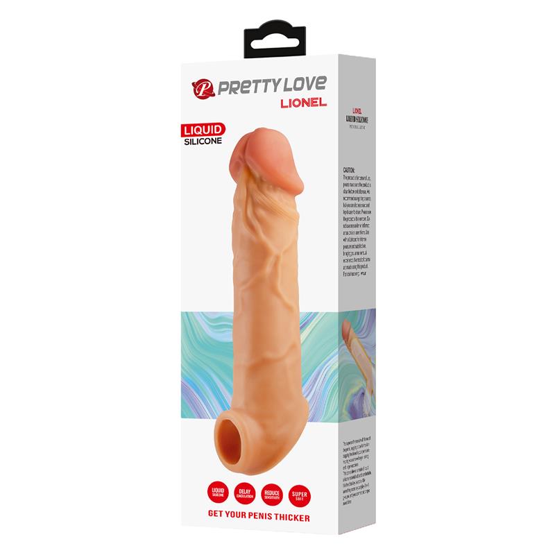 PRETTYLOVE - LIONEL FUNDA PARA EL PENE SILICONA LÍQUIDA