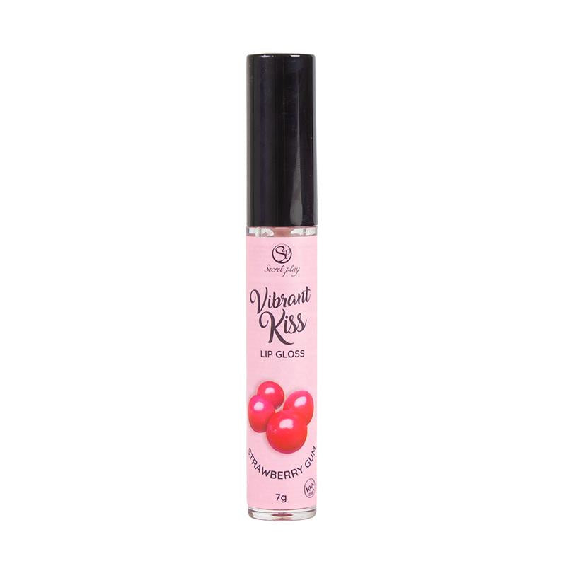 SECRET PLAY - LIP GLOSS VIBRANT KISS SABOR CHICLE DE FRESA 7G