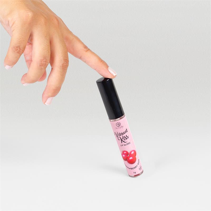 SECRET PLAY - LIP GLOSS VIBRANT KISS SABOR CHICLE DE FRESA 7G