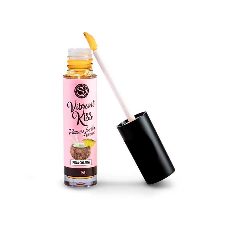 SECRET PLAY - LIP GLOSS VIBRANT KISS SABOR PIÑA COLADA