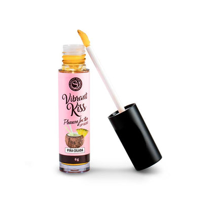 SECRET PLAY - LIP GLOSS VIBRANT KISS SABOR PIÑA COLADA