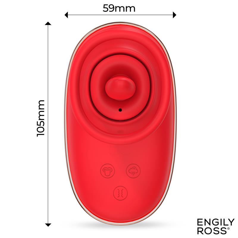 ENGILY ROSS - LIZER ESTIMULADOR CON LENGUA OSCILANTE, BOMBA DE VACÍO Y VIBRACIÓN