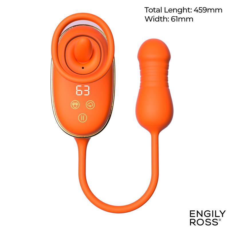 ENGILY ROSS - LIZER PRO ESTIMULADOR CON LENGUA OSCILANTE, BOMBA DE VACIO Y HUEVO CON UP AND DOWN