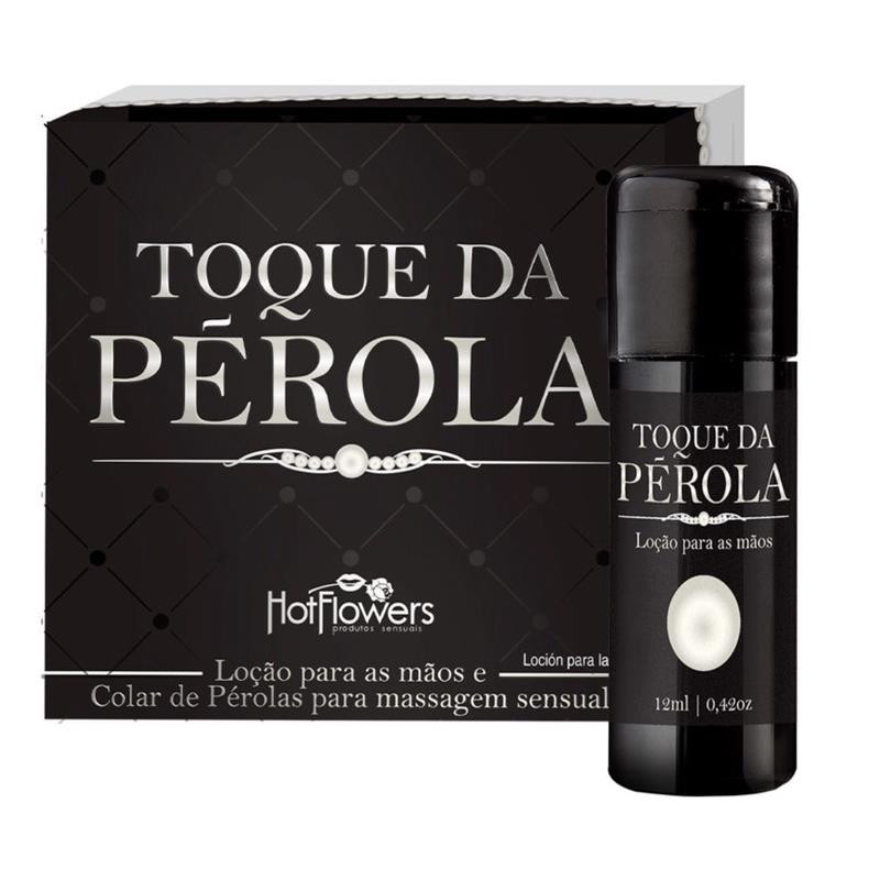 HOT FLOWERS - LOCIÓN DE MASAJE Y COLLAR DE PERLAS TOQUE DA PEROLA