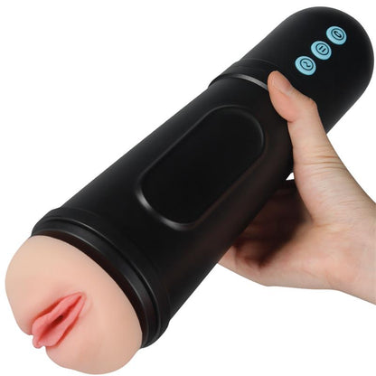 JUICY LAMOUR - LOCKER MASTURBADOR CON VIBRACIÓN Y EFECTO SUCCIÓN VAGINA