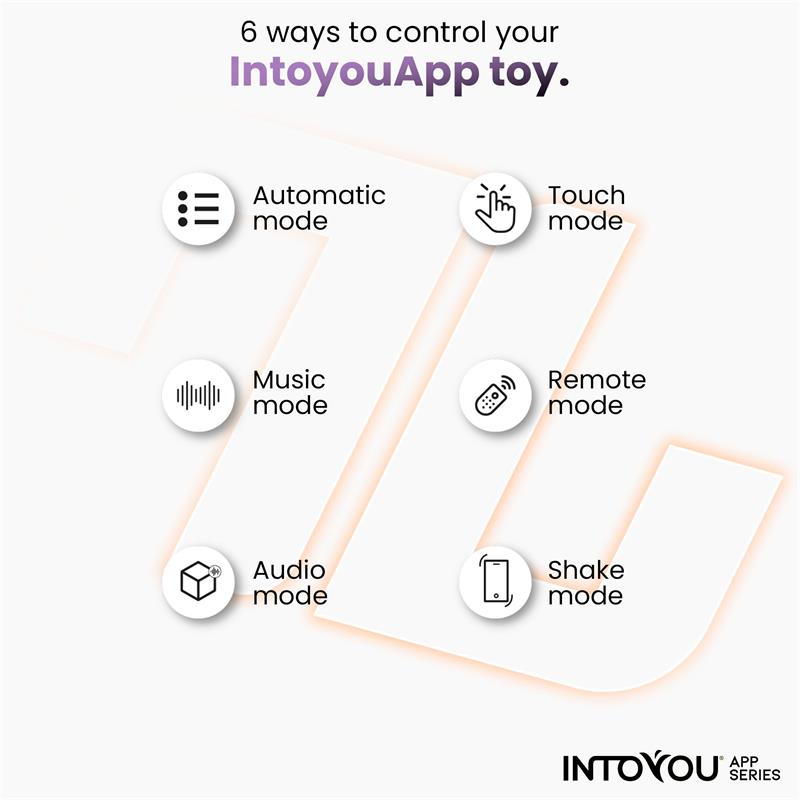 INTOYOU APP SERIES - LOGAN HUEVO VIBRADOR CON APP SILICONA UNIBODY NARANJA