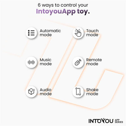 INTOYOU APP SERIES - LOGAN HUEVO VIBRADOR CON APP SILICONA UNIBODY NARANJA