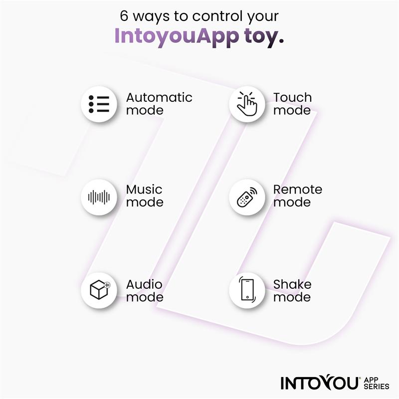 INTOYOU APP SERIES - LOGAN HUEVO VIBRADOR CON APP SILICONA UNIBODY PÚRPURA
