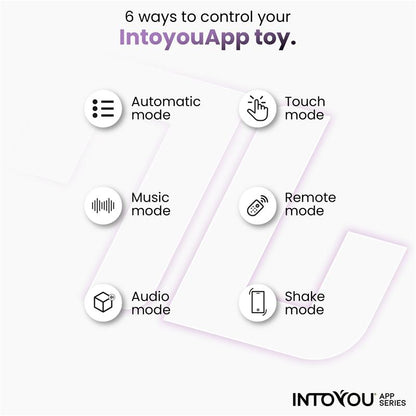INTOYOU APP SERIES - LOGAN HUEVO VIBRADOR CON APP SILICONA UNIBODY PÚRPURA